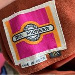 Ms. Pioneer | Vintage Leather Western Wear Reddish Brown Skirt 16 Photo 5