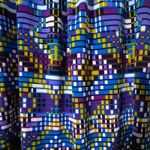 Notations Midi A-Line Dress Womens Medium Geometric Sleeveless Business Casual Photo 2