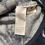 Madewell Navy Blue & White Broadway Cardigan Sweater in Tropical Vacation Sz m Photo 3