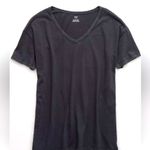 Aerie  Distressed V Neck Boyfriend T-Shirt S NWT Photo 0