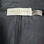 Ramy Brook  Paris ‎ black Smocked oversized v neck Mini Dress Size XXS Photo 3