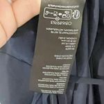 BHLDN NWT Hailee Ruffle-Neck Wrap Georgette Gown Blue Navy Bridesmaids Size 10 Photo 6