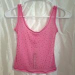 SKIMS  Rhinestone Mesh Tank Taffy RARE!  Photo 2