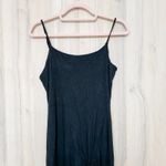 Lulus  Black Spaghetti Strap Twist Front Maxi Dress Size S Photo 1