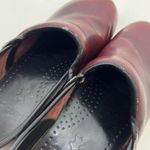 Dansko  dark red leather professional slip on clog shoes non stick size 40 / 9.5 Photo 3