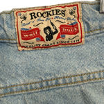 Rockies Relaxed High Rise Denim Cutoff Shorts Distressed Light Wash Size 3 Photo 6