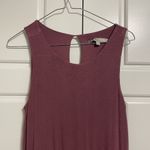 Athleta Burgundy Sleeveless Maxi Dress Casual With Tie Belt Size Medium Photo 1