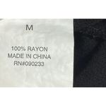 Kendall + Kylie Front Tie Lightweight Shorts Black Elastic Waist Size M Medium Photo 3