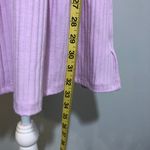 Lila Rose NWOT Pink Babydoll Ribbed Knit Dress Short Sleeve Tiered Skirt New Photo 4