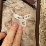 Miami  Faux Sherpa Asymmetrical Vest Medium Photo 7