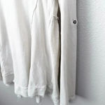 Altar'd State | Beige Ivory Cream Boho Mixed Fabric Ruffle Back Blouse | Medium Photo 3