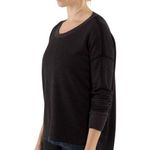 Lululemon Pure Balance Sweater Long Sleeve Cashmere Blend Black Size 8 Photo 2