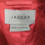 Jaeger Vintage  Red Twill‎ Double-breasted Blazer Jacket Women's Size XL Photo 7