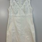 Lilly Pulitzer  Sandi Lace Crochet Resort White Sleeveless Mini Dress Size 6 Photo 0