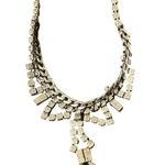Fossil  Nice Ice Necklace Silver Chain with Clear Rhinestone Crystals Elegant NWT Photo 4
