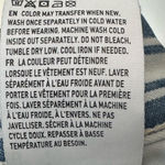 American Eagle Women's Blue Striped Denim Shorts Size 4 Mom Style Cuffed Hem Photo 4