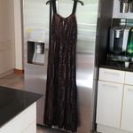Adelyn Rae 💕💕 Sleeveless Black Lace Maxi Dress Small S NWT Photo 4