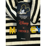 Forever 21 Disney x  Embroidered Mickey Mouse Cropped Turtleneck Size Small Photo 2