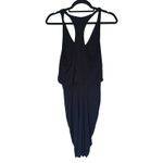 Athleta Quiet Luxury Sleeveless Racerback Blouson Dress XS Black Capsule LBD Photo 1