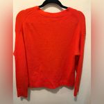 French Connection French Connction Tomasa ribbed Cardigan Orange three button size medium Photo 5