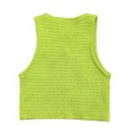 ZARA Chunky Knit Crop Top With Beaded Flowers Size Large Vibrant Colorful Hippie Photo 7