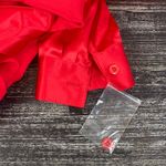 Halston Heritage Halston 100% Silk Long Sleeve Button Up Blouse Top 10 NEW Photo 2