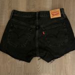 Levi's Levi’s Original Fit 501 Black Denim Shorts Photo 2