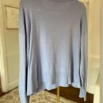 Halogen  Sweater Light Blue Crewneck Cozy Minimal Luxe Autumn Fall Soft Preppy 1 Photo 2