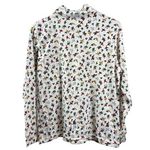 Nut Cracker Women's Holiday Turtle Neck Top White Size M Photo 0