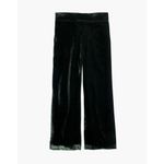 Madewell Smoky Spruce Green Velvet Huston Pull-On Crop Pants M NWT Photo 10