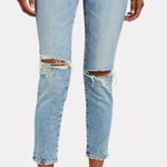 NWT Moussy Vintage Billings Skinny Distressed Denim Jeans Blue 26 Designer Photo 0