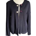 Saint James L’Atelier Toggle Cardigan Nautical Navy Blue Size US12 Photo 0