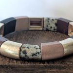 Universal Threads Universal Thread Semi Precious Stone Stretch Bracelet Multi Color Photo 1