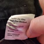 Reformation Peyton zip Up Ultra High Waist Bootcut Black Jeans Size 26 Photo 4