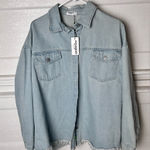 Zeagoo  Light Blue Denim Jacket Photo 0