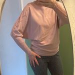 Cable & Gauge NWOT   knitted Dusty Rose  blouse Photo 5