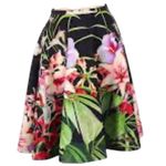 Ted Baker  Multicolor 'Sew in Love' Floral Print Knee-Length
Skirt sz 2 (USA 2-4) Photo 1