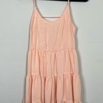 Talula  Peach Tiered Flowy Mini Dress Photo 1