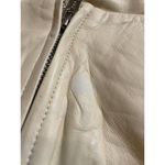 Lovers + Friends  Khat Leather Mini Skirt in Ivory Small new womens Photo 6