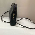 Diane Von Furstenberg  Navy leather bag. Vintage Photo 2