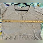 Free People  L We The Free Coastline Pale Pink Thermal Henley Peplum NWOT Photo 12