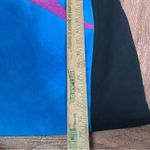 wilson's leather Wilsons 80s 90s suede leather blue pink black‎ long sleeve dress mini medium Photo 9