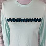 Under Armour women S heat gear loose Longsleeve scoopneck top light blue Photo 1