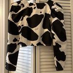 Lisa Says Gah Cow Print Top Photo 1