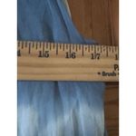 Elena Baldi Maxi Dress Italy XS Blue White Sleeveless Tiered Viscose Silk Photo 6