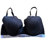 Victoria's Secret  The T-Shirt Lightly Lined Demi Bra Lace Lightweight Black 38D Photo 1