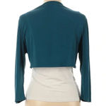 IGIGI Dark Teal Classic Long Sleeve Cardigan Sweater Shrug Women’s Size 12 Blue Photo 1
