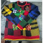 Ugly Christmas Sweater Holiday Time  Dinosaur T-Rex Size XL Photo 3