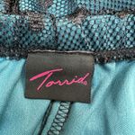 Torrid Vintage  Y2K Teal Blue Lace Polka Dot Strapless Sundress Plus Size 2X Photo 7