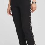 Chico's NWT Zenergy® Luxe Cashmere Blend Grommet Embellished Ankle Pants Size 1R Photo 7